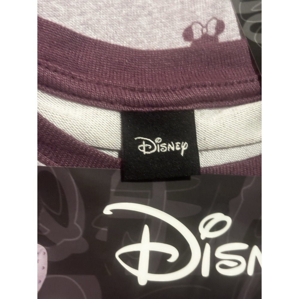 NEW Disney Pajama Set Women's XL Mickey Cozy 2 Piece Purple Long Sleeve & Pants - Picture 2 of 8